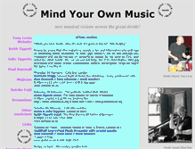 Tablet Screenshot of mindyourownmusic.co.uk